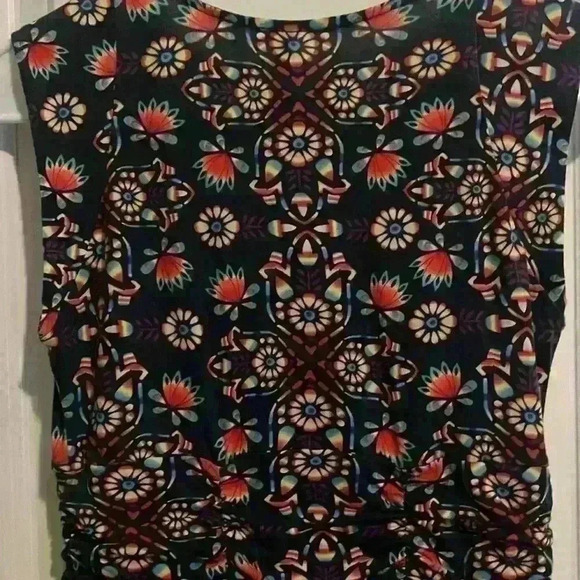 Free People Funky Rouched Tank Top Multicolored size XS 70’s style - Picture 4 of 7